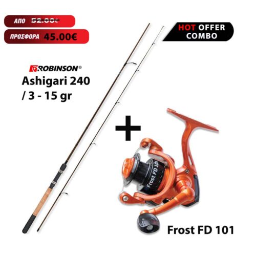 Combo LRF Robinson Ashigari 240 / 3 – 15gr + Robinson Frost FD 101