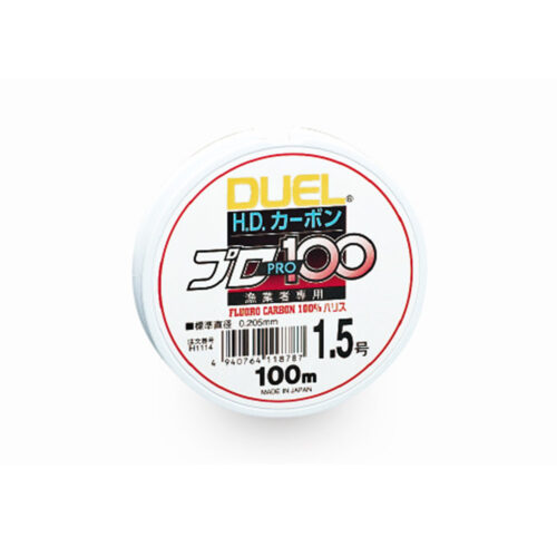 DUEL H.D. Carbon Pro 100s Fluoro 100% 100m