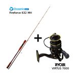 Combo Boat Oceanic Team Fireforce 632MH + Ryobi Virtus 7000 1