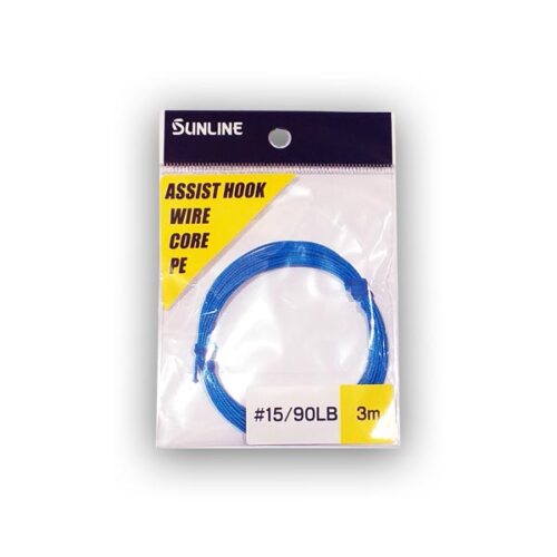 Sunline Assist Hook Wire Core PE 90lbs 3m