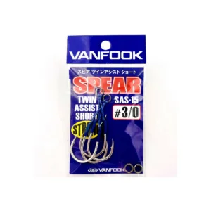 Assist Αγκίστρια Vanfook Spear Twin Assist Short SAS-15 - #2/0