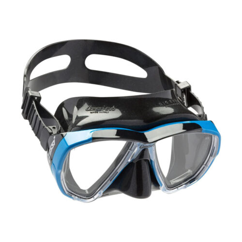 Μάσκα Cressi Big Eyes Silicone Mask Black / Frame Blue