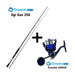 Combo Eging Oceanic Team Egi Gun 250 + Oceanic Team Poseidon 3000LW 1