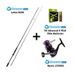 Combo Eging Oceanic Team Lethal Egi 862M + Mystic LT2500S + Tai Advanced X PEx8 150m 1