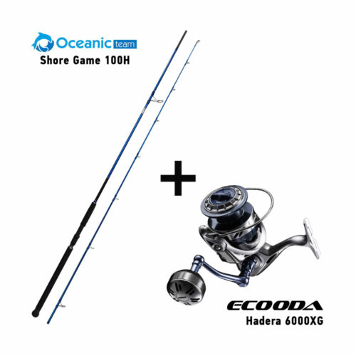 Combo Shore Jigging Oceanic Team Shore Game 100H + Ecooda Hadera 6000XG