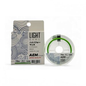 AEMD LIGHT GAME 150m X4 - Lime Green, 0.10mm
