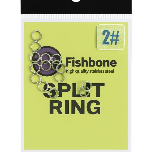 FISHBONE Oval Split Ring