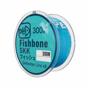 Νήμα 8κλωνο Fishbone SKK Bluecolor braided PE line 300mt - PE 1.5