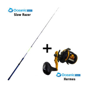 Combo Slow Jigging Oceanic Team Slow Razor + Oceanic Team Hermes 20R