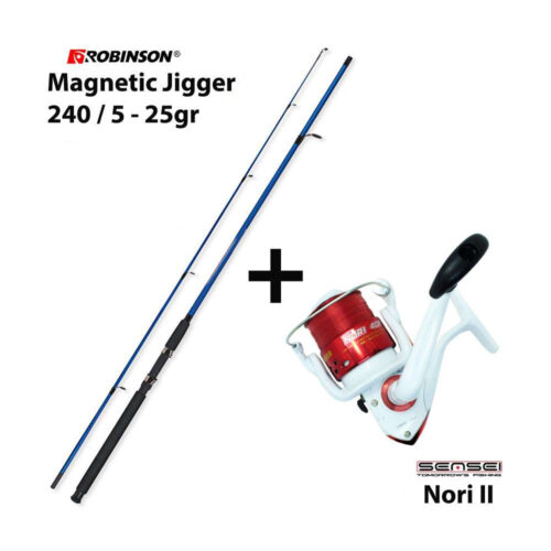 Combo Spinning Robinson Magnetic Jigger 240 / 5 – 25gr + Sensei Nori II 20