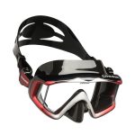 Cressi Liberty Triside Silicone Mask Black/Red/Sliver - Μάσκα 3