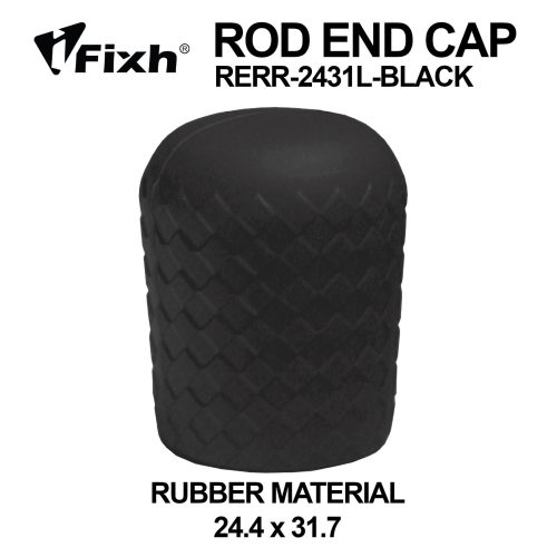 I-FIXH ROD END CAP PROTECTION RUBBER – BLACK