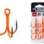 Lucky John Treble hook Orange UV 3