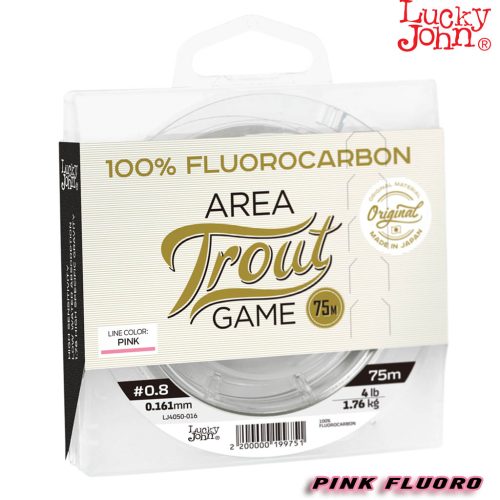 Lucky John Fluorocarbon-PINK colour-75m
