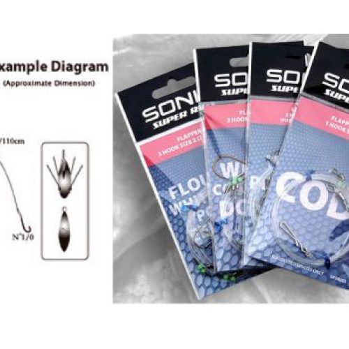 Sonik Flapper Rig 1 αγκίστρι