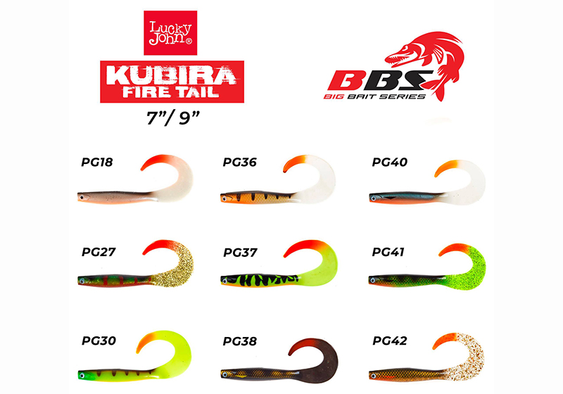Lucky John KUBIRA FIRE TAIL 7” 17,5cm 5 Lucky John KUBIRA FIRE TAIL 7” 17,5cm