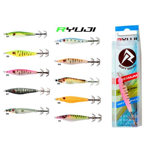RYUJI New Silicon Soft Squid 7CM