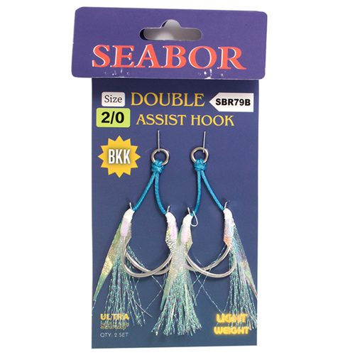 RYUJI SEABOR DOUBLE ASSIST NEEDLE BKK (2PCS)