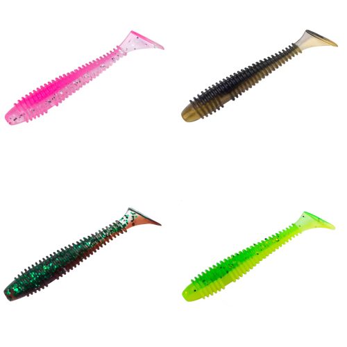 Aboutfishing.gr 19 Kingdom Screw Thread T-Tail Sinking Soft Bait 65mm 2.2g