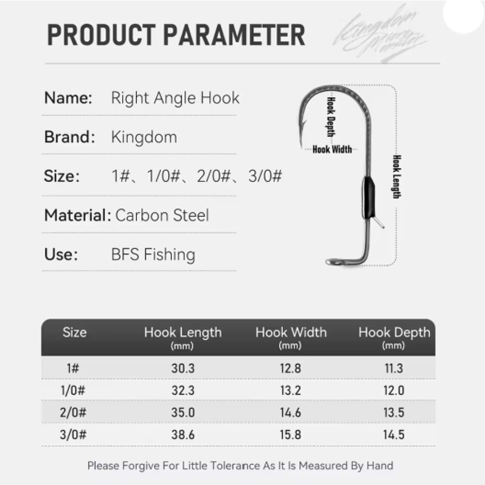 Kingdom 90° Jig Hook High Carbon Steel 7 Kingdom 90° Jig Hook High Carbon Steel - Image 3