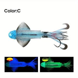 Fishbone Squid Max Καλαμάρι Σιλικόνης - BLUE, 130gr