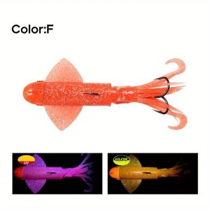 Fishbone Squid Max Καλαμάρι Σιλικόνης - orange, 130gr