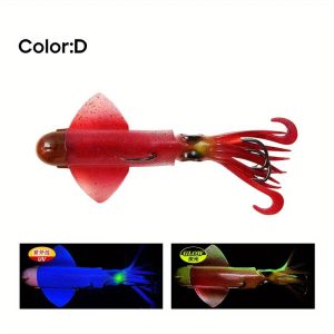 Fishbone Καλαμάρι σιλικόνης - Red, 130gr